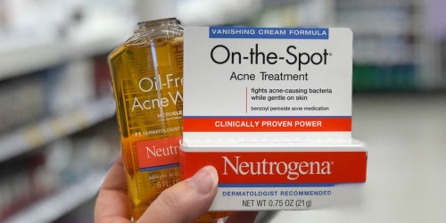 Extra 20% Off Skincare at Target = Neutrogena Acne Treatment Only $1.75 + More