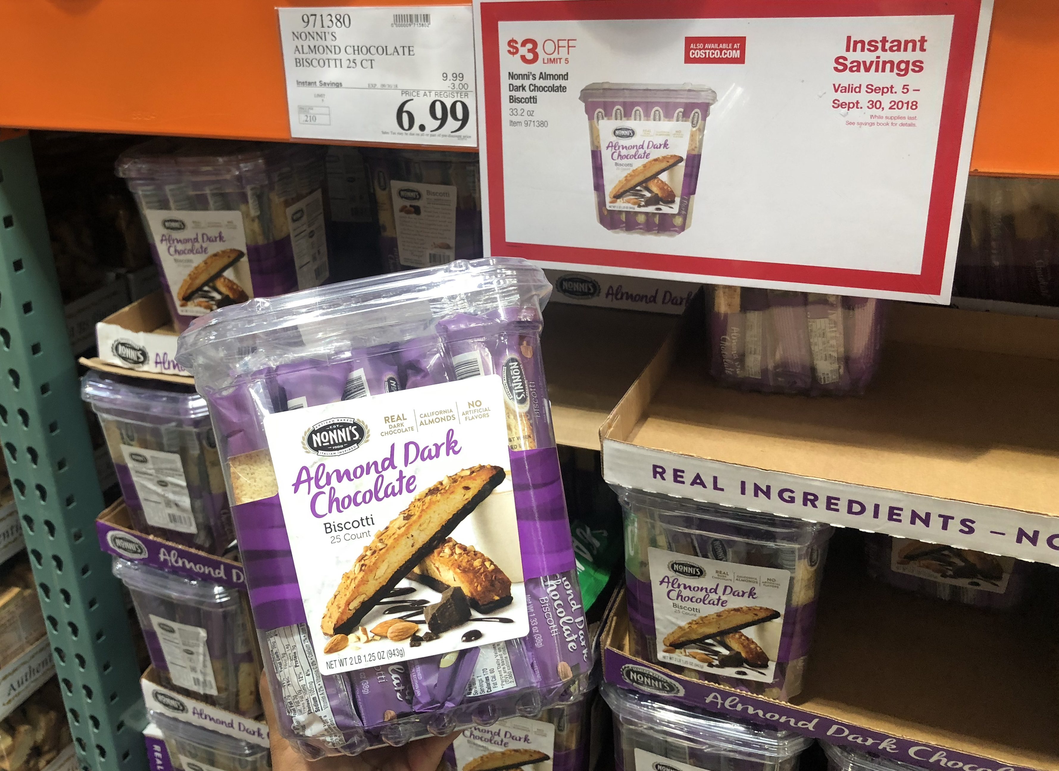 Costco Monthly Deals for September 2018 - Nonni's Biscotti at Costco