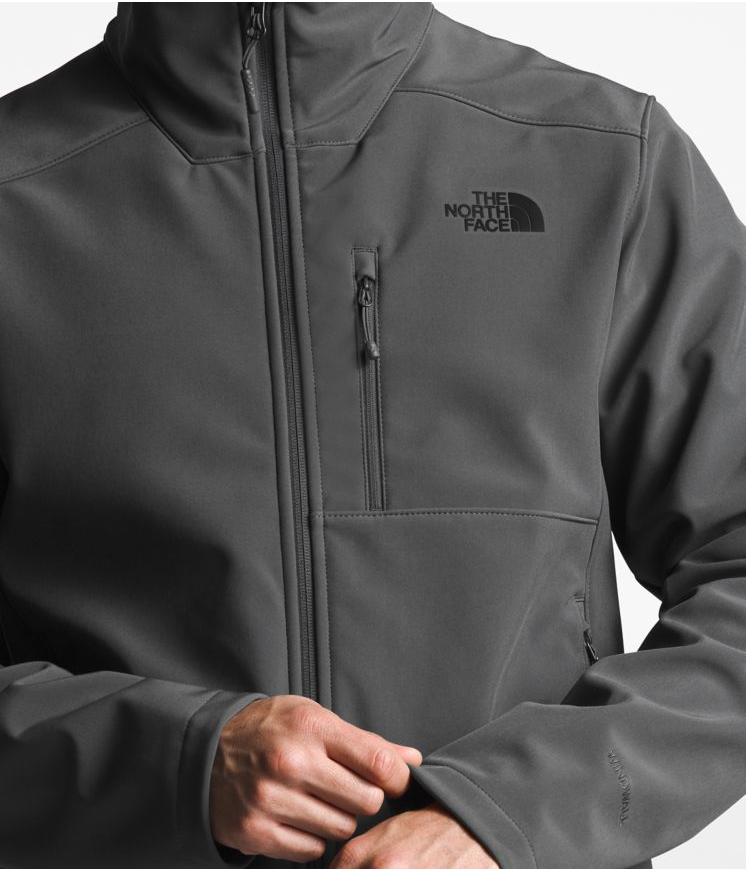 north face apex bionic asphalt grey