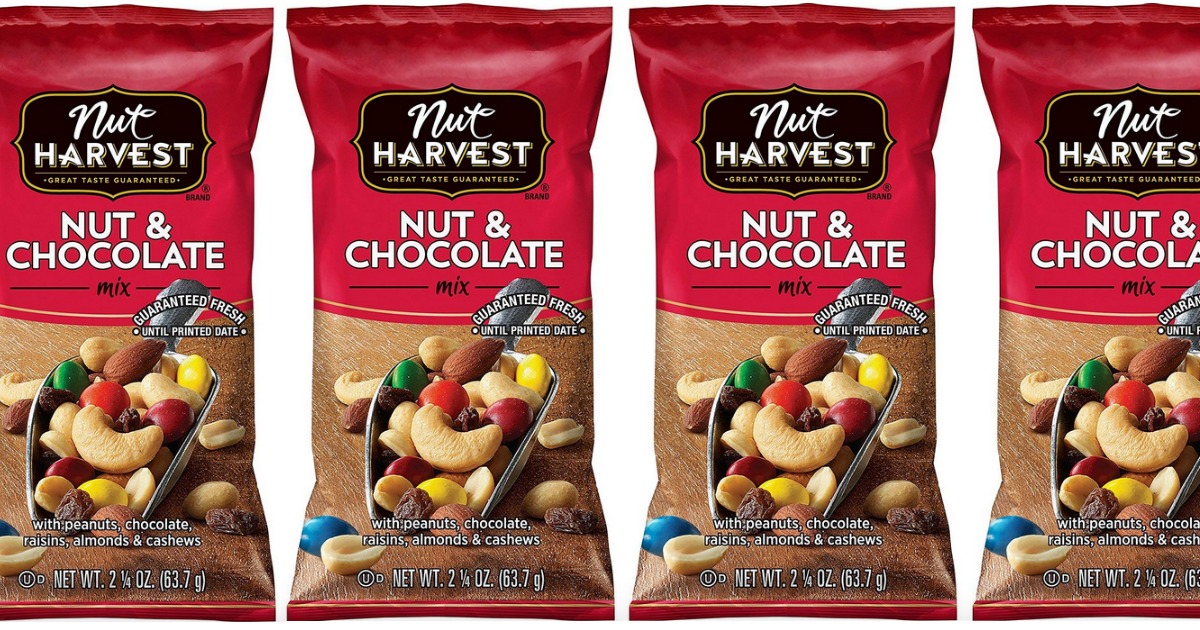 Nut Harvest Nut & Chocolate Mix 16Pack Bags Only 9.25 Shipped (Just