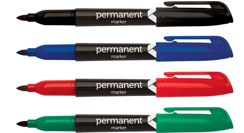 TWO Office Depot Permanent Markers 5-Packs ONLY $1 Or Less