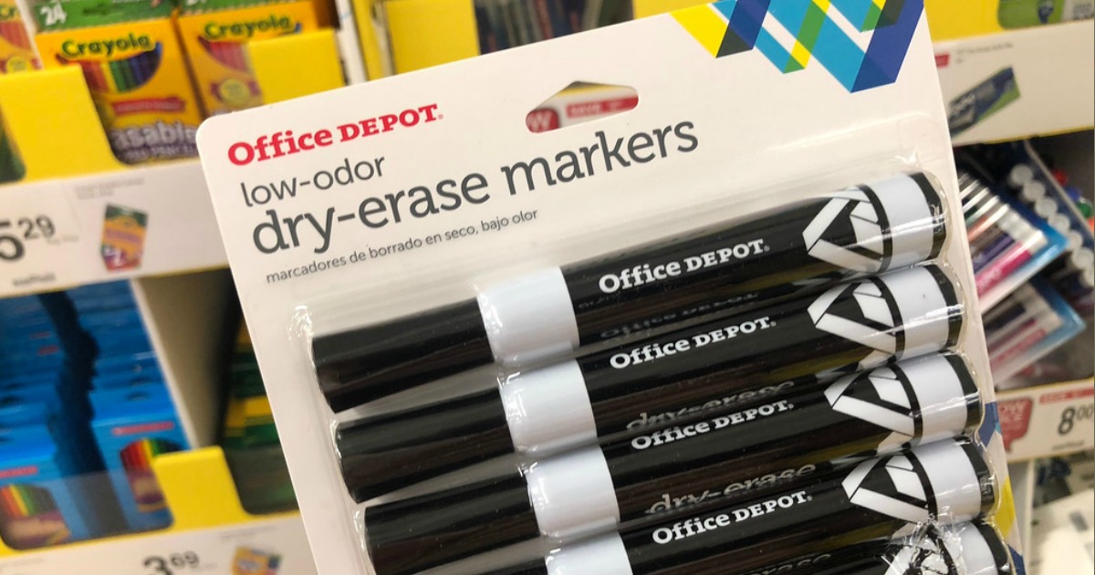 Office Depot Brand Dry Erase Magnetic Eraser Black - Office Depot