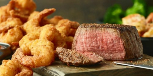 Outback Steakhouse Steak AND Unlimited Shrimp Just $15.99