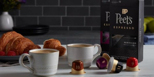Amazon: Peet’s Coffee Espresso Capsules 40-Count Variety Pack Only $23.16 + More