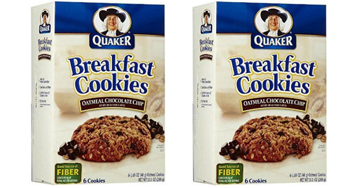 Amazon Quaker Breakfast Cookies 36Count as Low as 13.61 Shipped