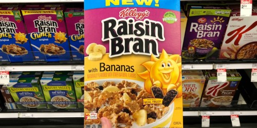 FIVE New Kellogg’s Cereal Coupons = Raisin Bran Just $1.41 at Target