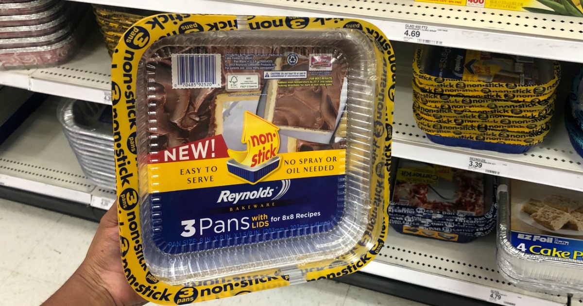 Reynolds NonStick Pans w/ Lids 3Pack Only 1.37 at Target + More