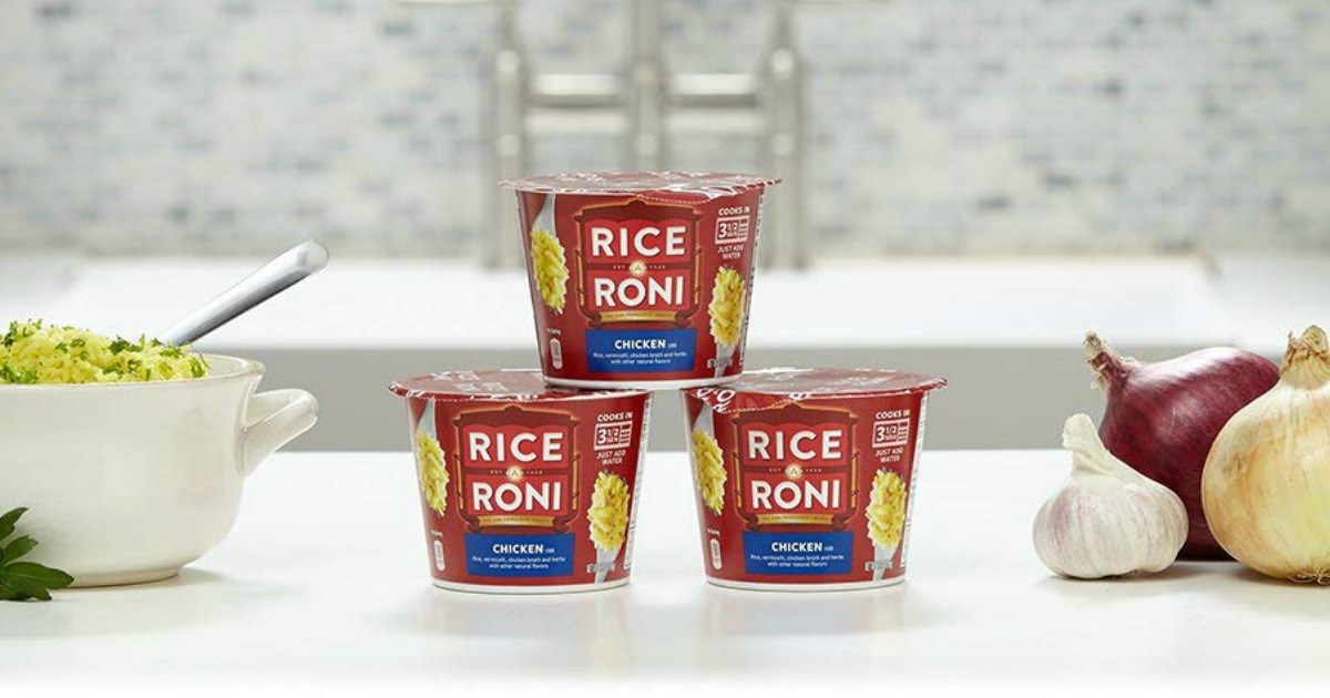 Amazon Rice a Roni Cups 12Pack Just 9 Shipped (Only 78¢ Each) & More
