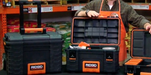 Ridgid Pro Organizer, Tool Box & Cart Only $98 Shipped at Home Depot (Regularly $126)