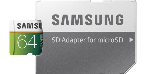 Amazon: Samsung 64GB Memory Card Only $14.99 (Regularly $23) + More