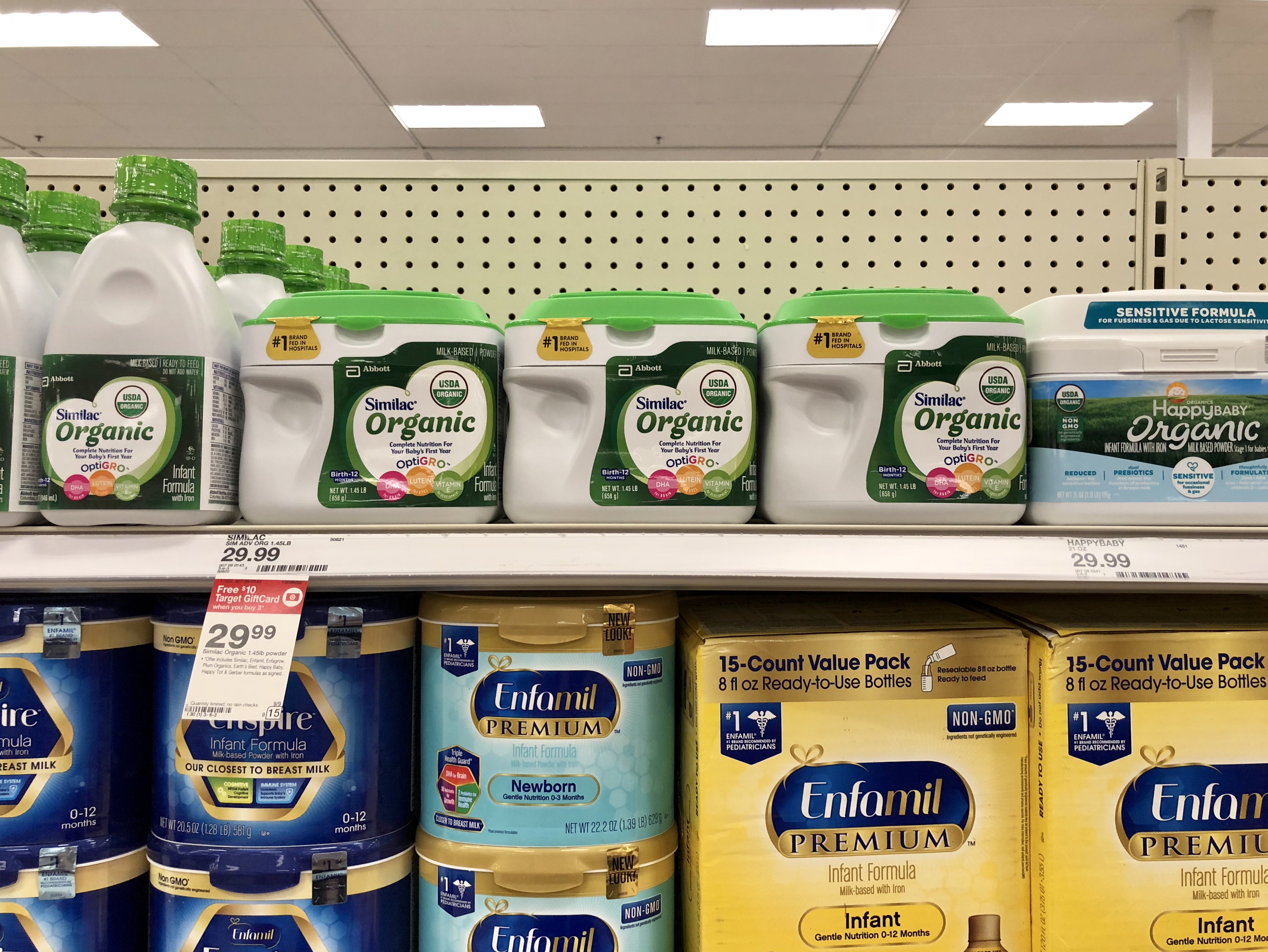 Similac best sale organic target