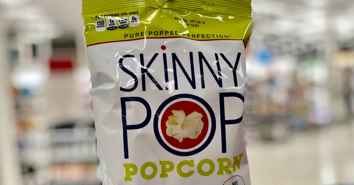 Amazon SkinnyPop Original Popcorn 100 Calorie Bags 30Pack Only 9.63