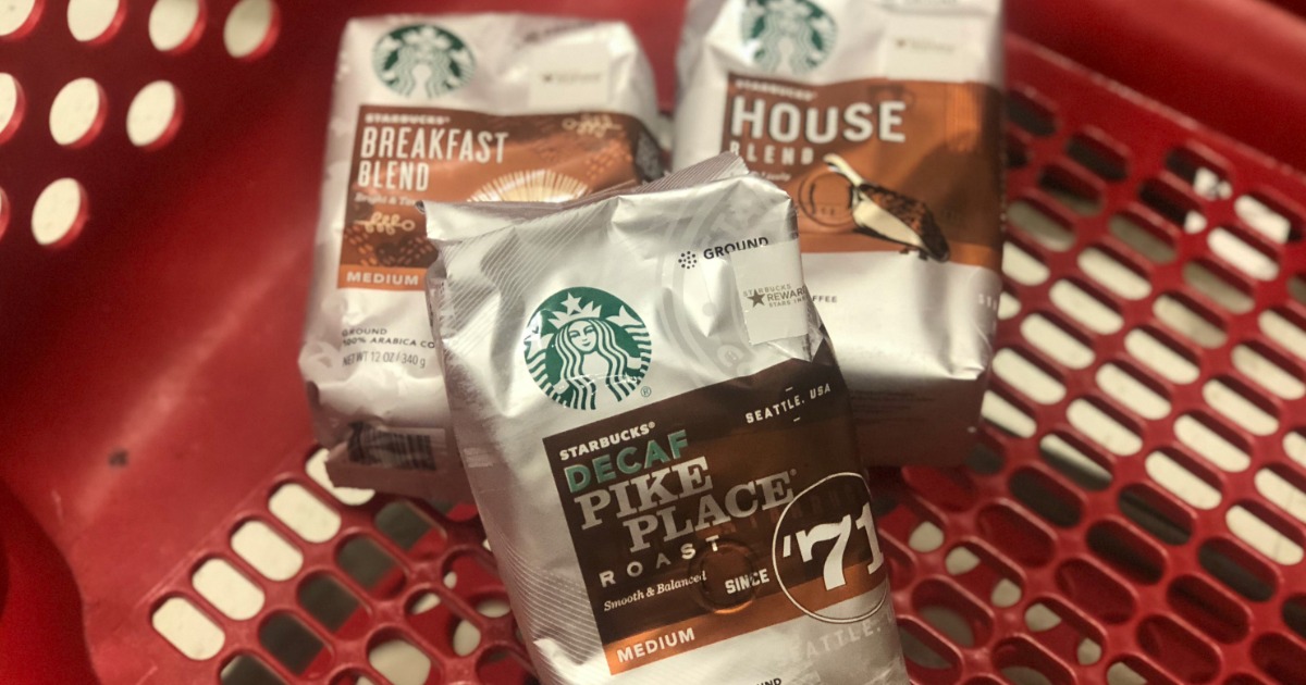 Starbucks 12 Oz Bagged Coffee Only 4.34 Each After Cash Back at Target