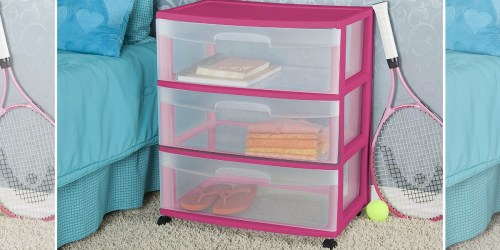 Sterilite 3-Drawer Cart Only $12.88 on Walmart.com (Regularly $19)