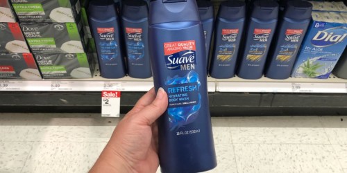 Suave Men’s Body Wash Only 33¢ Each After Cash Back at Target