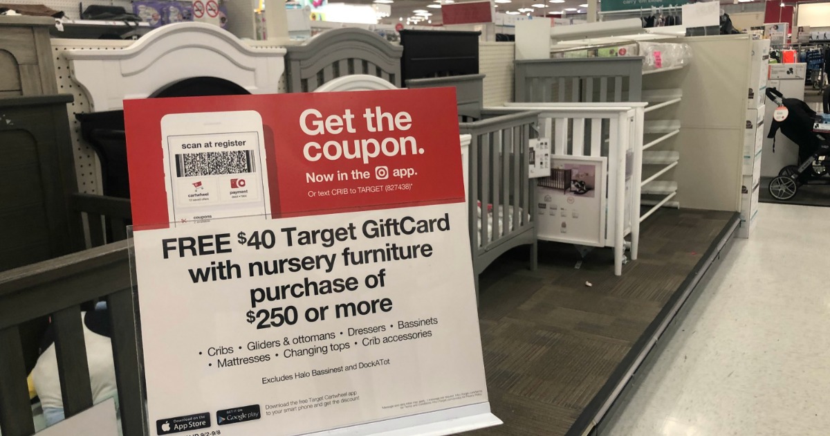 target cribs in store