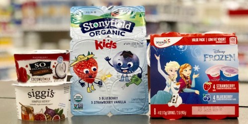 Stonyfield Organic Kid’s Yogurt Multipacks Only $1.64 Each After Target Gift Card