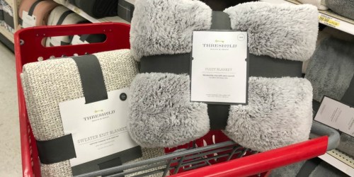 30% Off Bedding & Bath Items at Target.com (Including Highly Rated Sweater Knit Blankets)