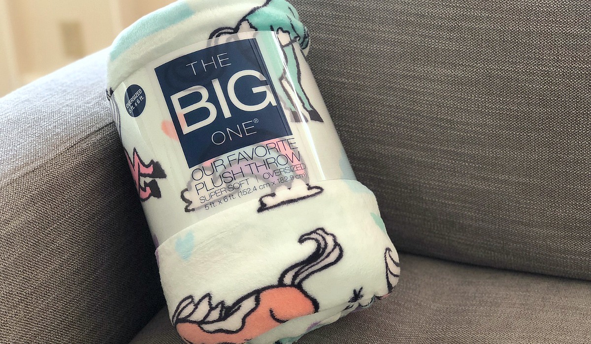 Keto snacks, activewear, and beauty samples deals! — kohl's big one throw blanket in unicorn print