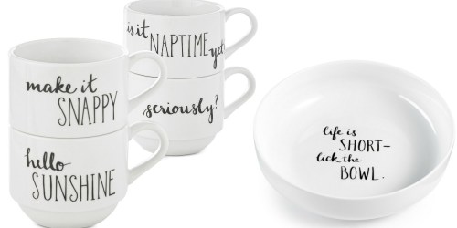 Over 60% off The Cellar Words Dishware Collection at Macy’s