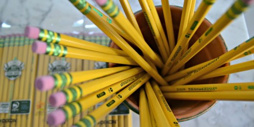 Ticonderoga Pre-Sharpened Pencils 72-Count Pack Only $9.99 at Amazon – Just 13¢ Each