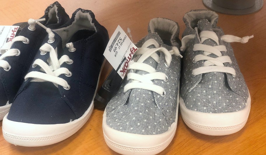tj maxx and HomeGoods shopping finds including a T.J. Maxx shoes clearance women's sneakers similar to mad love brand sneakers