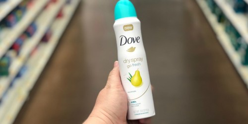 FREE Dove Women Dry Spray Deodorant at Walmart After Cash Back (Over $5 Value)
