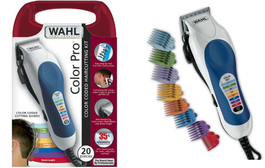 wahl color pro rechargeable clipper kit