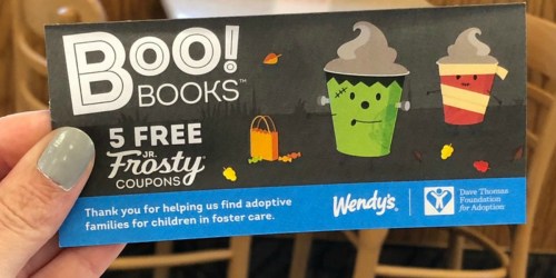 Wendy’s $1 Halloween Books Available (Include 5 FREE Jr. Frosty Coupons!)