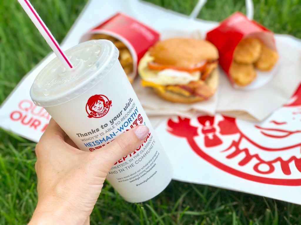 wendy's drink & nuggets