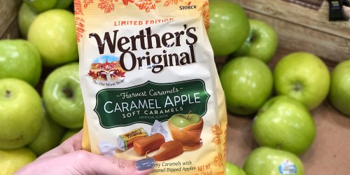 Werther’s Original Caramel Apple or Pumpkin Spice Soft Caramels Around $2 at Target