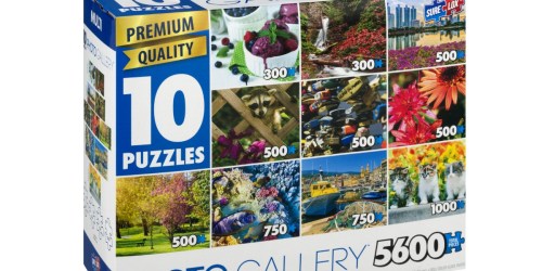 Photo Gallery Jigsaw Puzzle 10-Pack Just $7.99 at Walmart.com (5,600 Total Pieces)