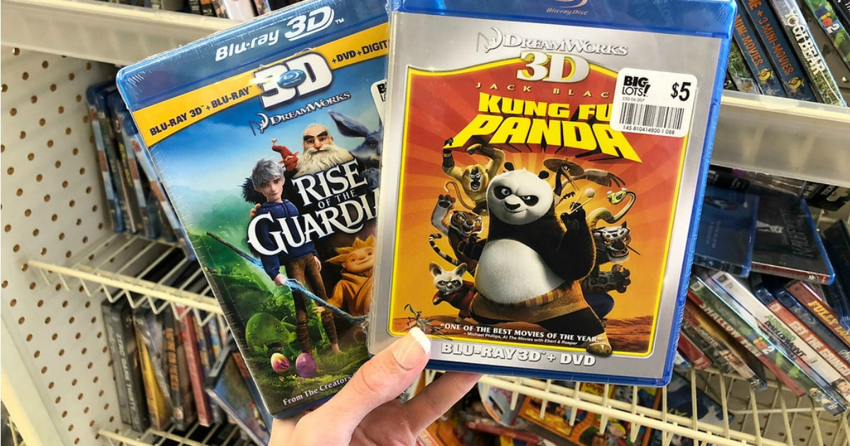 Blu Ray 3d Movies Only 5 At Big Lots Kung Fu Panda Rise Of The