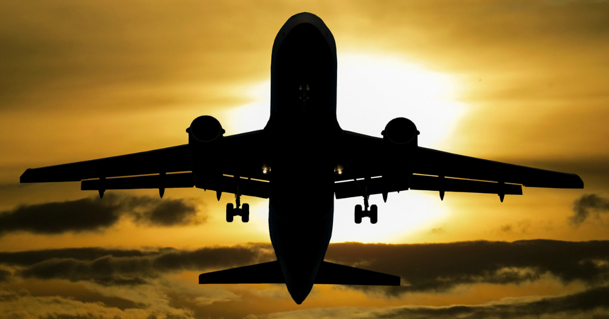 domestic airlines lawsuit settlement – a plane flying into the sunset