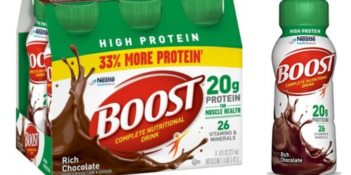 Amazon: Boost Protein Drink 24-Pack Just $15.46 Shipped (Only 64¢ Per Bottle)