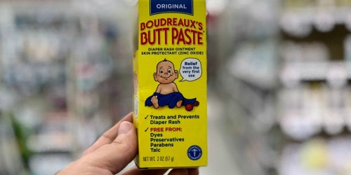 50% Off Boudreaux’s Butt Paste After Cash Back at Target and Walmart
