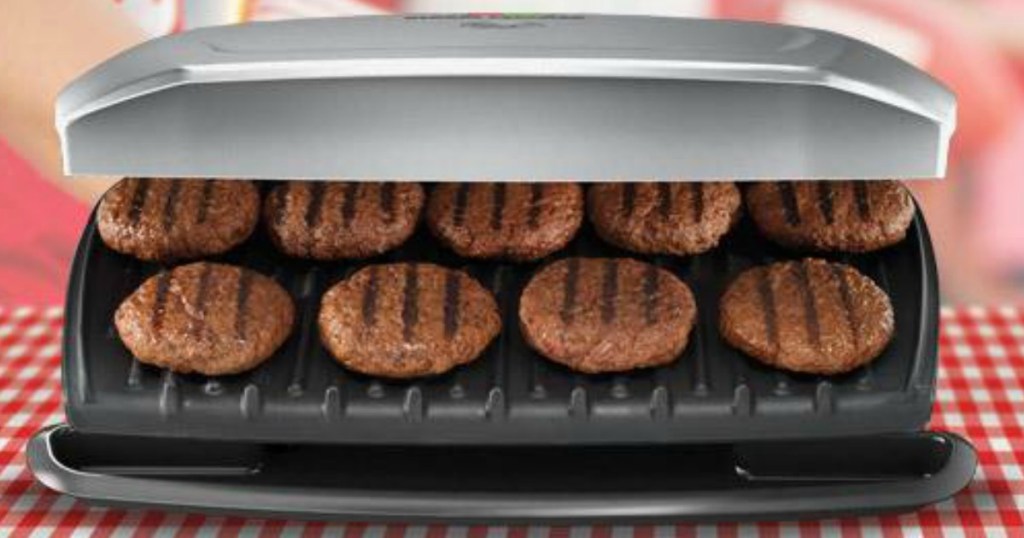 George Foreman 9-Serving Electric Indoor Grill, Panini Press