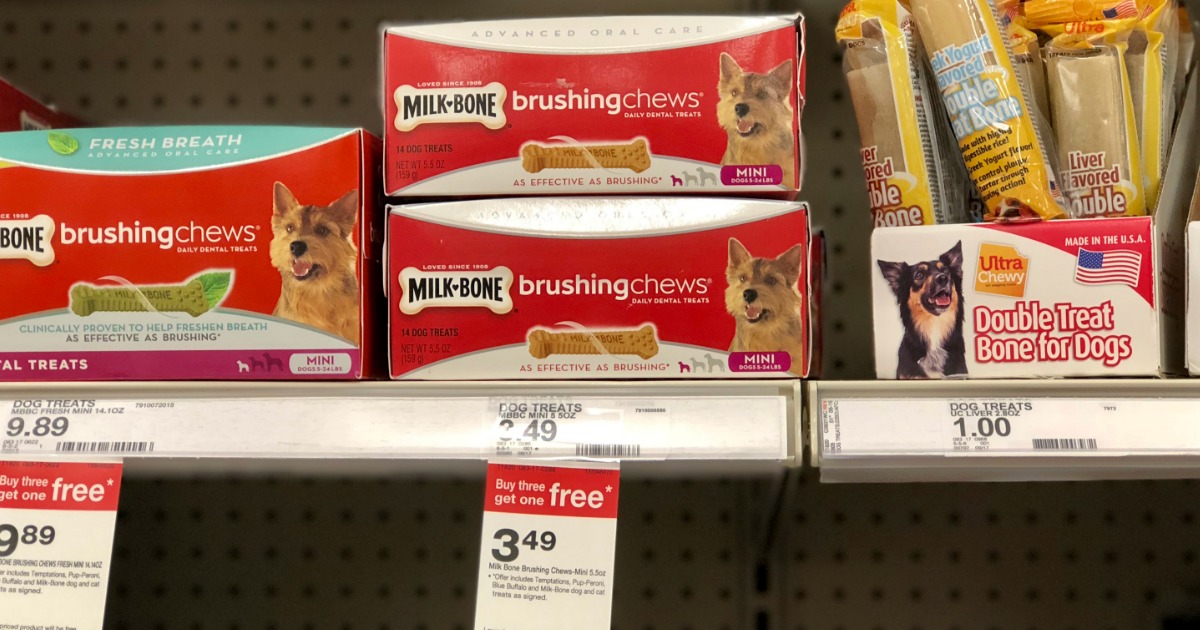target milk bone brushing chews