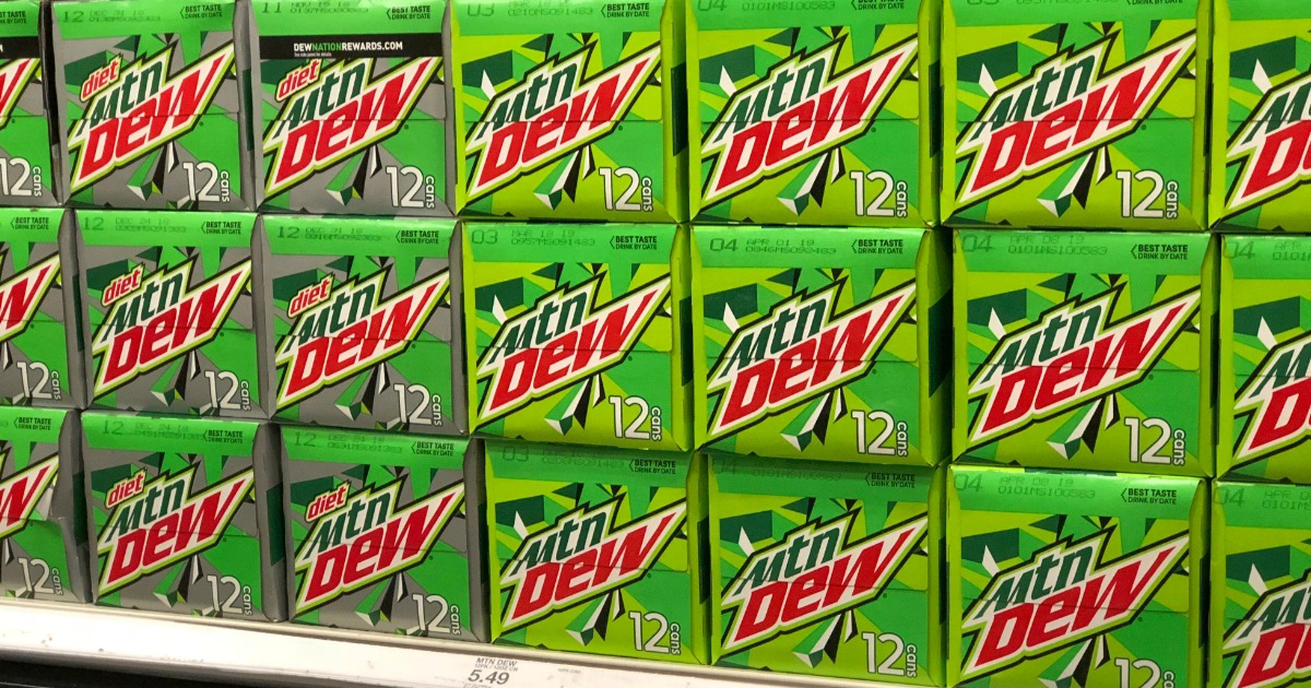 Moutain Dew Cans 12 packs