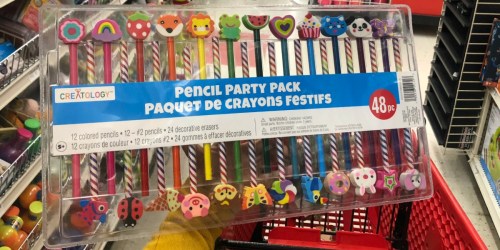 Creatology Pencil Party Pack Only $2.50 at Michaels | Perfect Teal Pumpkin Project Treat