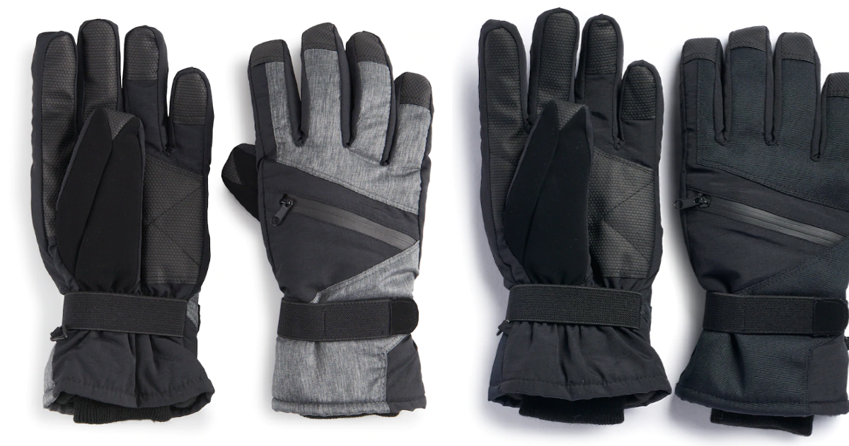 tek gear ski gloves