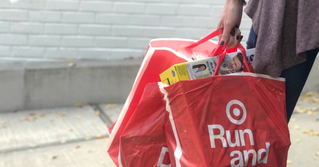 Target Pickup Order bags with items inside