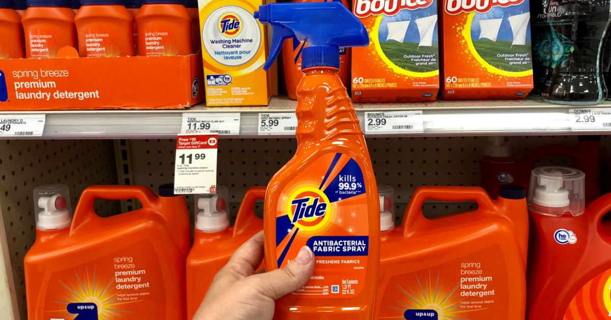 Over 50 Off Tide Antibacterial Fabric Spray At Target Hip2save Over 50 Off Tide Antibacterial Fabric Spray At Target Hip2save