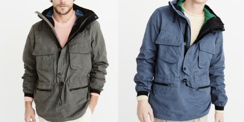 70% Off Abercrombie & Fitch Clearance = Men’s Anorak Jacket Only $24 (Regularly $120) + More