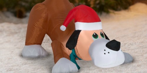Christmas Inflatable Playful Puppy Only $11.69 on Walmart.com