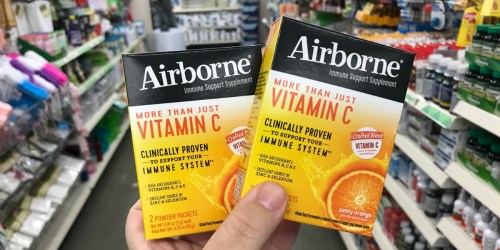 Airborne Vitamin C Powder 2-Pack as Low as FREE at Dollar Tree