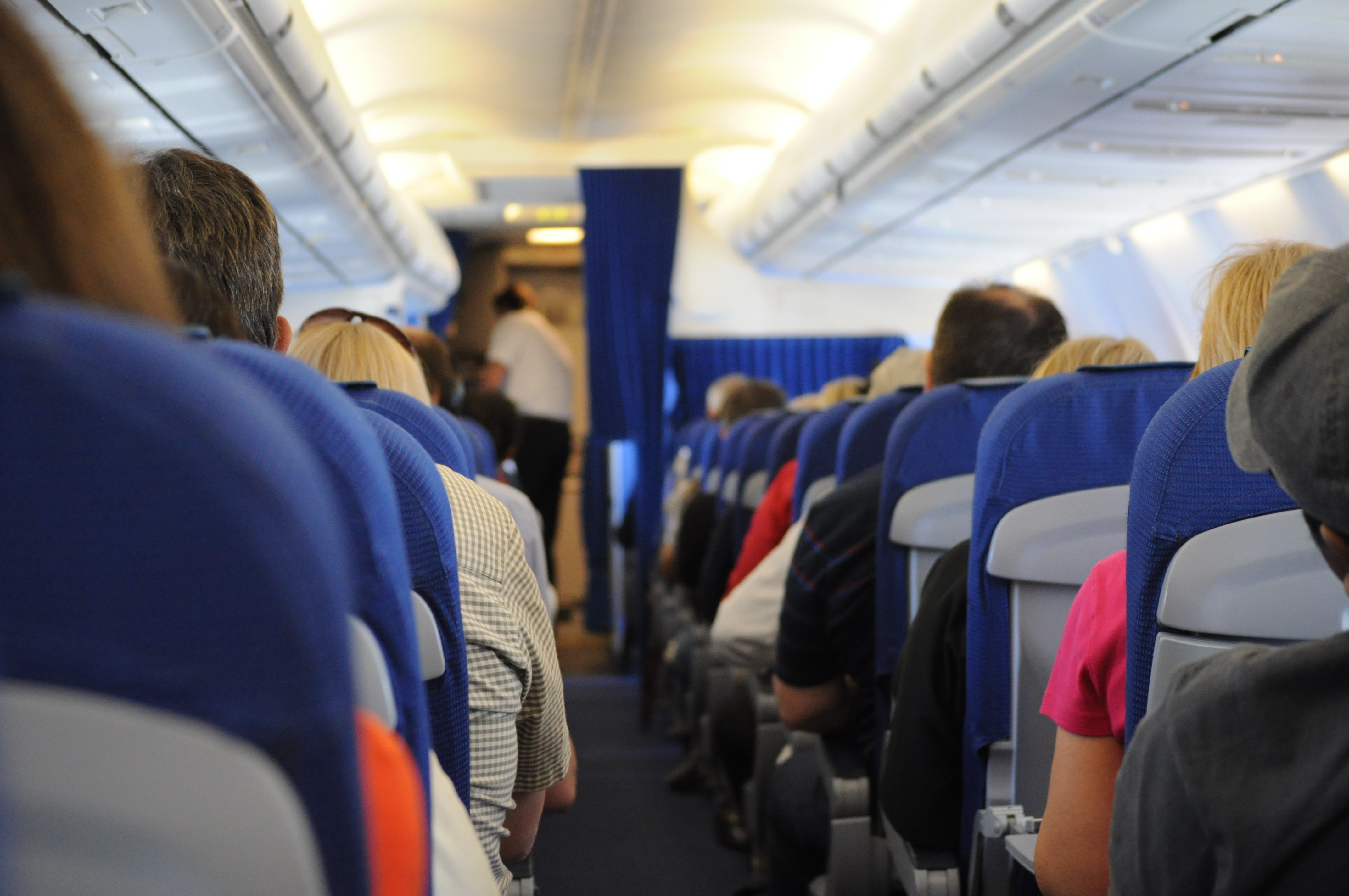domestic airlines lawsuit settlement – passengers on an airplane
