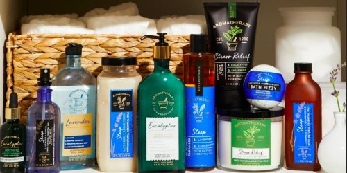 Over 50% Off Bath & Body Works Aromatherapy Products (Essentials Oils, Lotions + More)