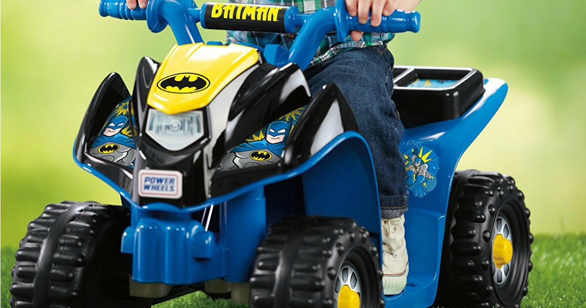 Power Wheels Batman Lil' Quad Ride-On Only $ Shipped (Regularly $95)