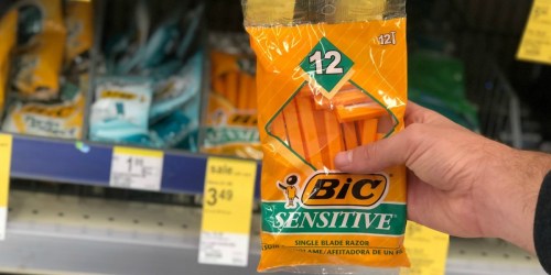 BIC Sensitive Disposable Razors 12-Count Pack  Only 49¢ at Walgreens (Regularly $5)